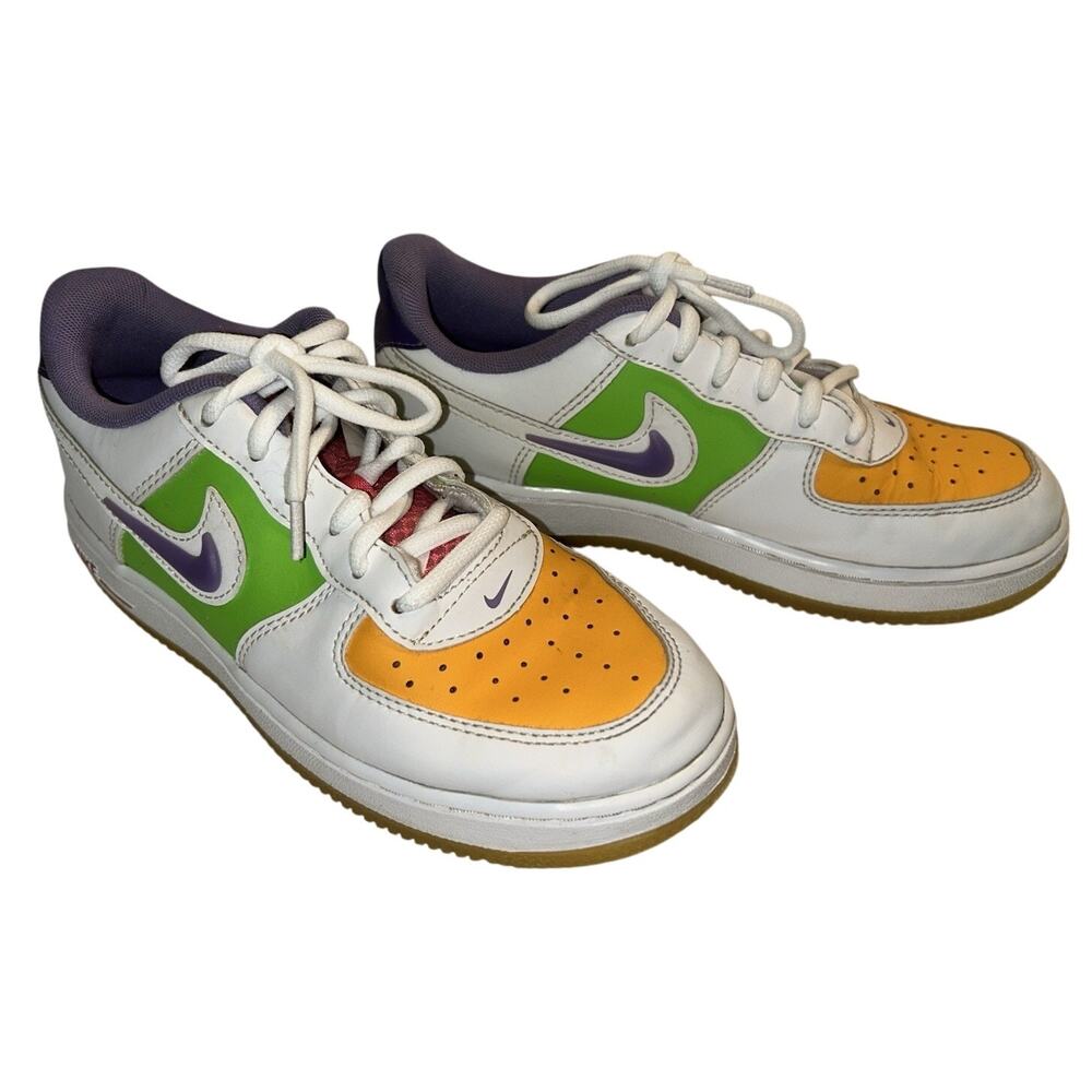 Nike Air Force 1 LV8 1 Boy’s White Space Purple FD1036-100 Size 3Y